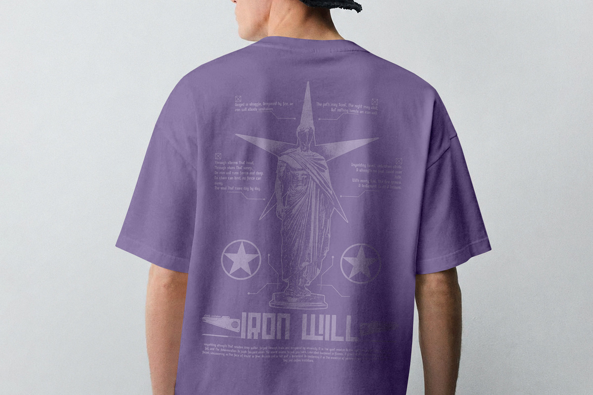 T-Shirt Back Mockup PSD - Male Model, a Shirt Mockup by Rymden_Fl (Photo 4 of 5)