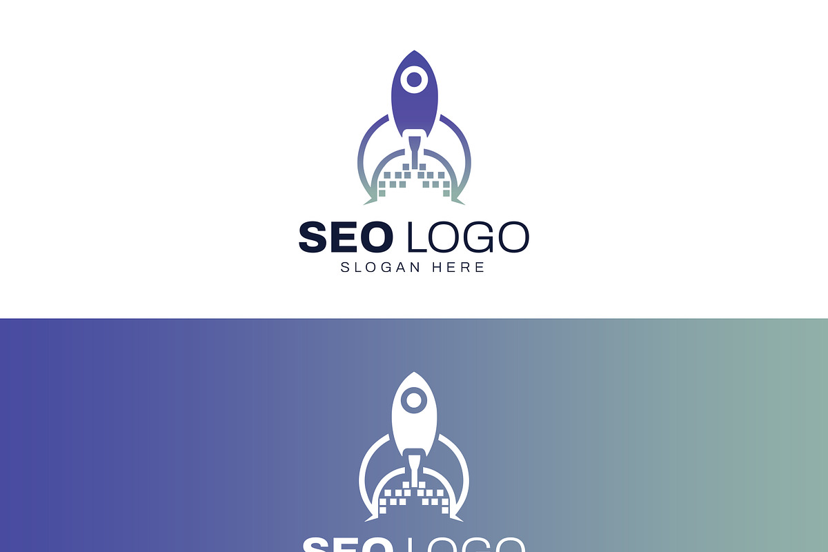 SEO Agency logo Template, a Branding & Logo Template by HueNestify (Photo 2 of 3)