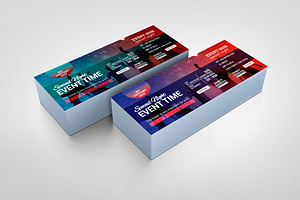 Editable Event Ticket Templates, a Card Template by BrandlyTemplate