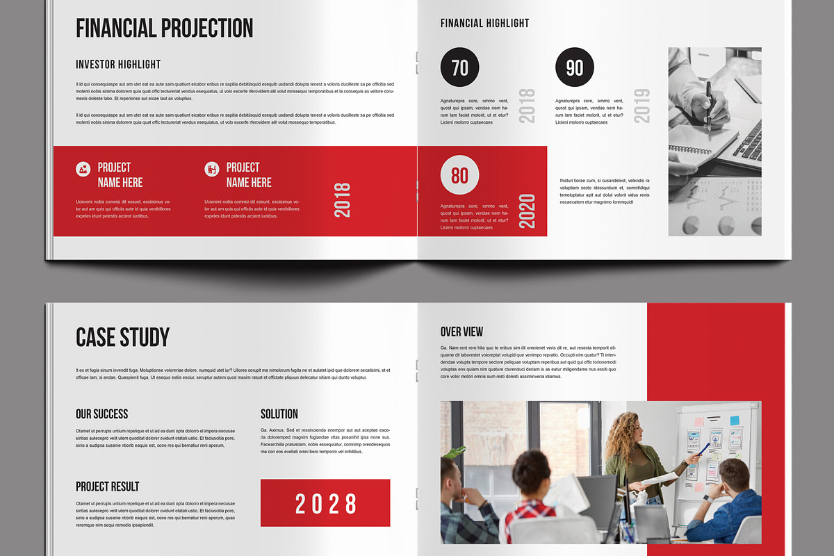 Business Proposal Design Landscape, a Brochure Template by MightyDesign (Photo 3 of 8)