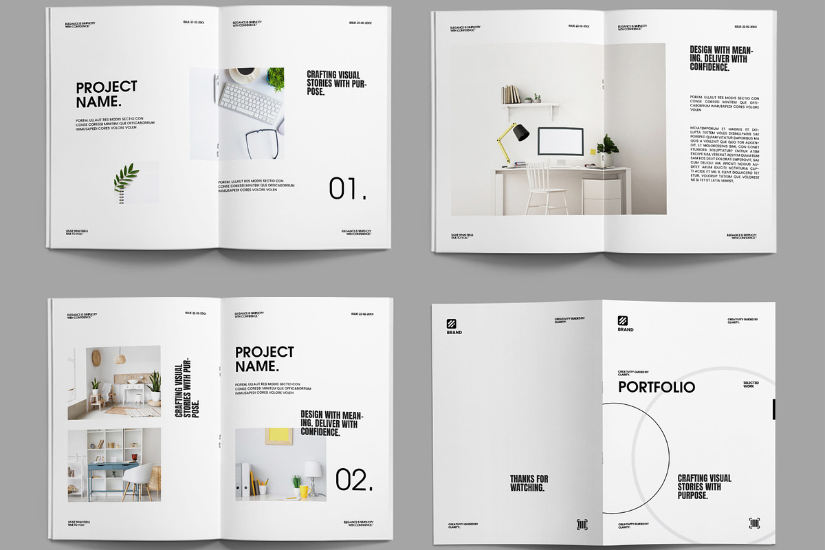 Minimal Interior Design Portfolio, a Brochure Template by ContestDesign (Photo 3 of 3)