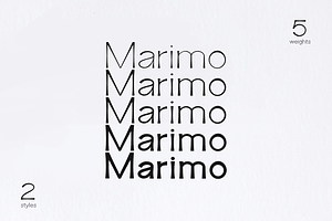 Marimo - Stylish Font Family