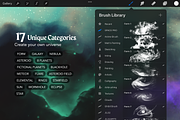 Space Pro Galaxy Brushes, a Brush Add-On by JujuArts (Thumbnail 2 of 5)