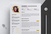 Resume Template for Web designer, a Resume Template by X-Type (Thumbnail 3 of 4)