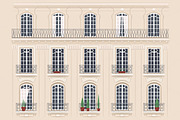 12 building facades. VECTOR, a Food Illustration by Natalka Dmitrova art (Thumbnail 2 of 14)