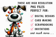 Whimsical Funny Dog Clipart, an Illustration by Libby Wishes (Thumbnail 5 of 7)