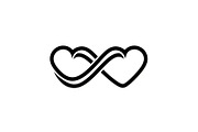50 Infinity Heart Symbol Vector Bund, an Illustration by abu67222 (Thumbnail 5 of 55)