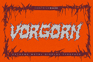 VARGORN Metal Display Typeface