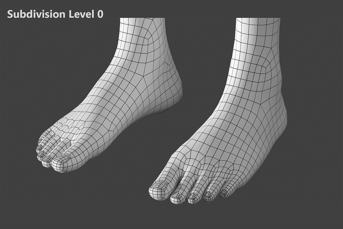 Stylized Female 01 A-Pose Base Mesh, a Characters & Person 3D Model by VK Studio (Photo 23 of 27)