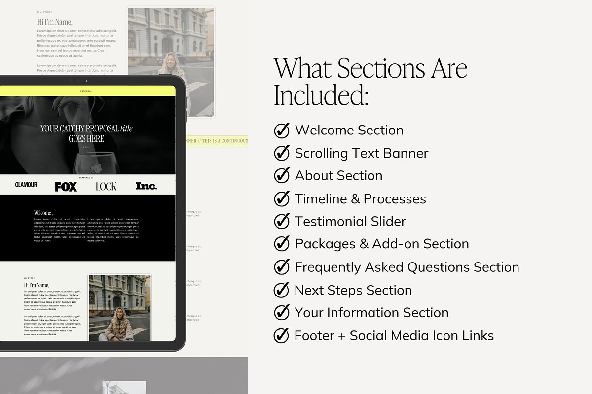 Dubsado Proposal Template | Lola, an App Template by Sarah Worboyes Designs (Photo 3 of 6)