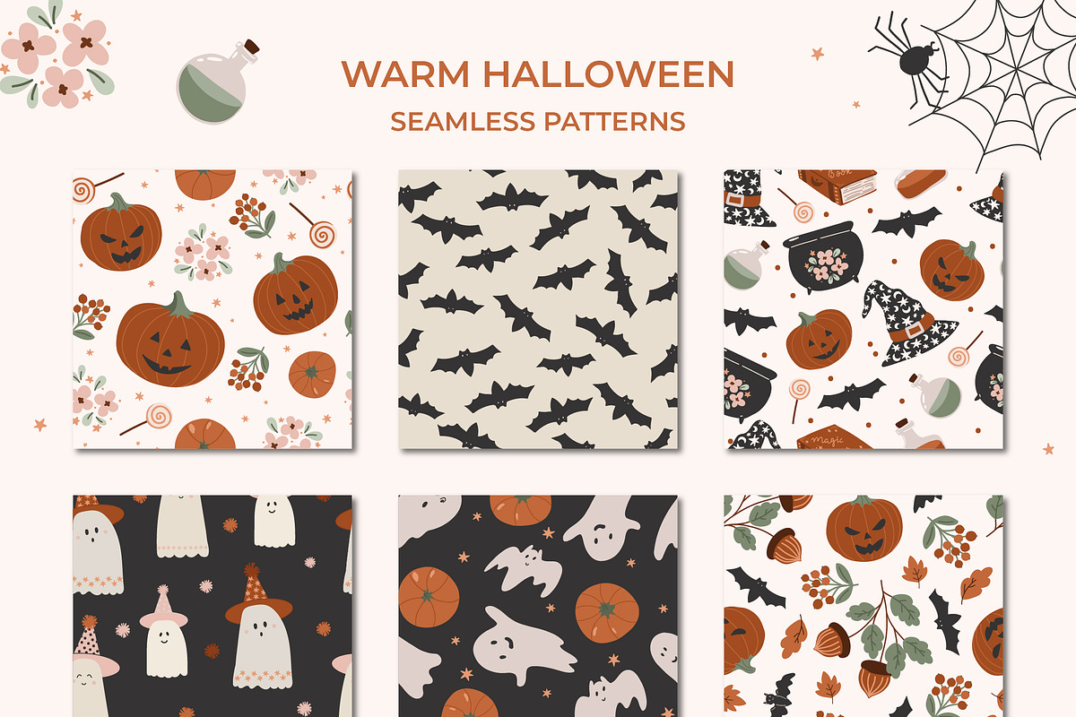 Halloween, Thanksgiving, Christmas, a Graphic by Cozy pattern shop (Photo 3 of 11)