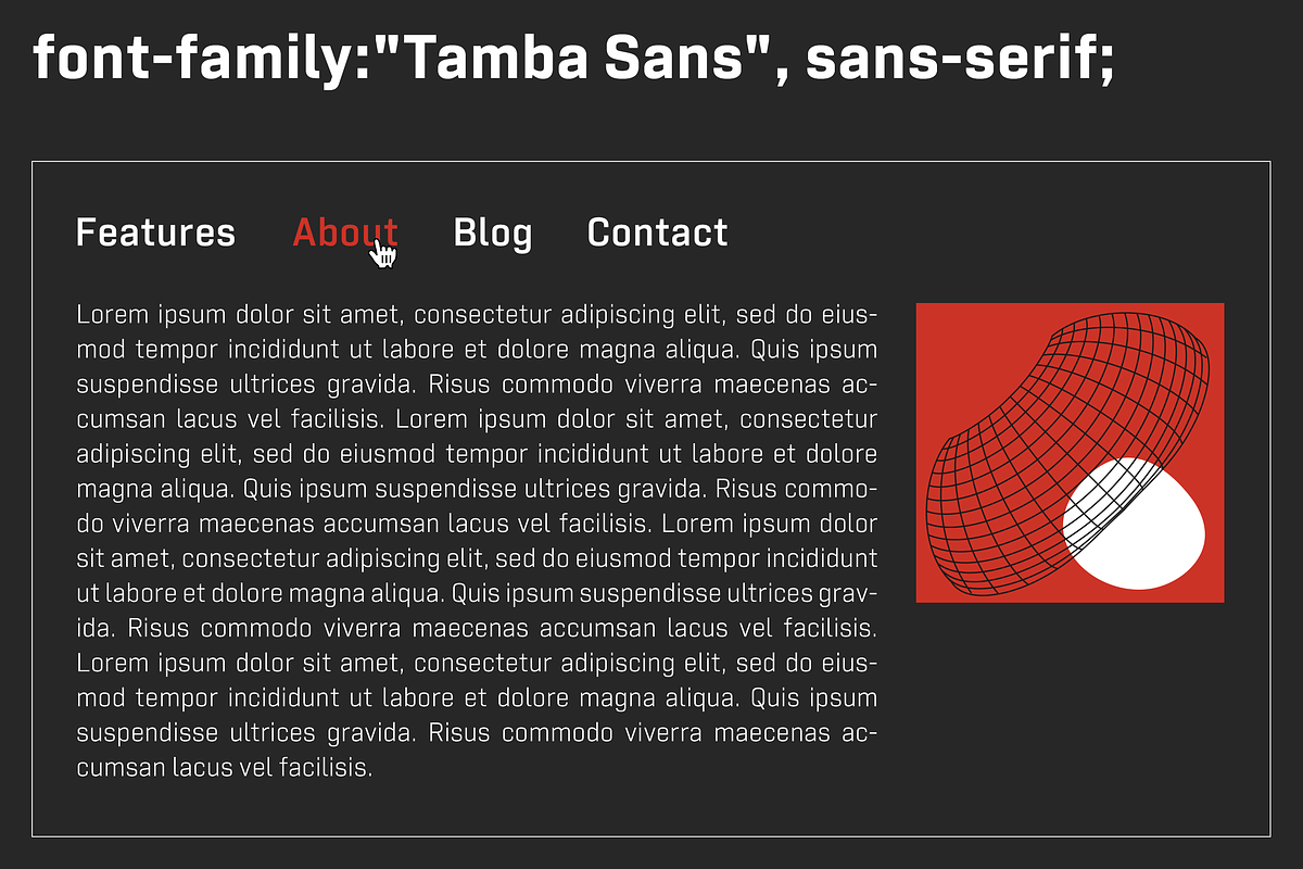 Tamba Sans preview 8