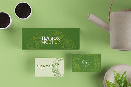 Stationery Tea Mockup