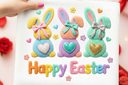 Crochet Easter Bunny Png Yarn Easter, an Illustration by designcity5 (Thumbnail 8 of 9)