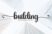 Building | Script Font, a Handwritten Font by Scratchones (Thumbnail 1 of 9)