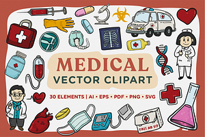 Medical Vector Clipart Pack