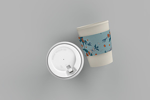 Coffee Cup Sleeve Holder Mockup