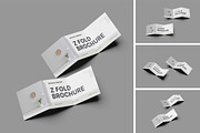 Square Z Fold Brochure Mockup, an Advertising Mockup by YurnalisPerix (Thumbnail 1 of 5)