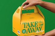 Chinese Takeaway Box Mockup, a Packaging Mockup by graphicsauce (Thumbnail 1 of 4)