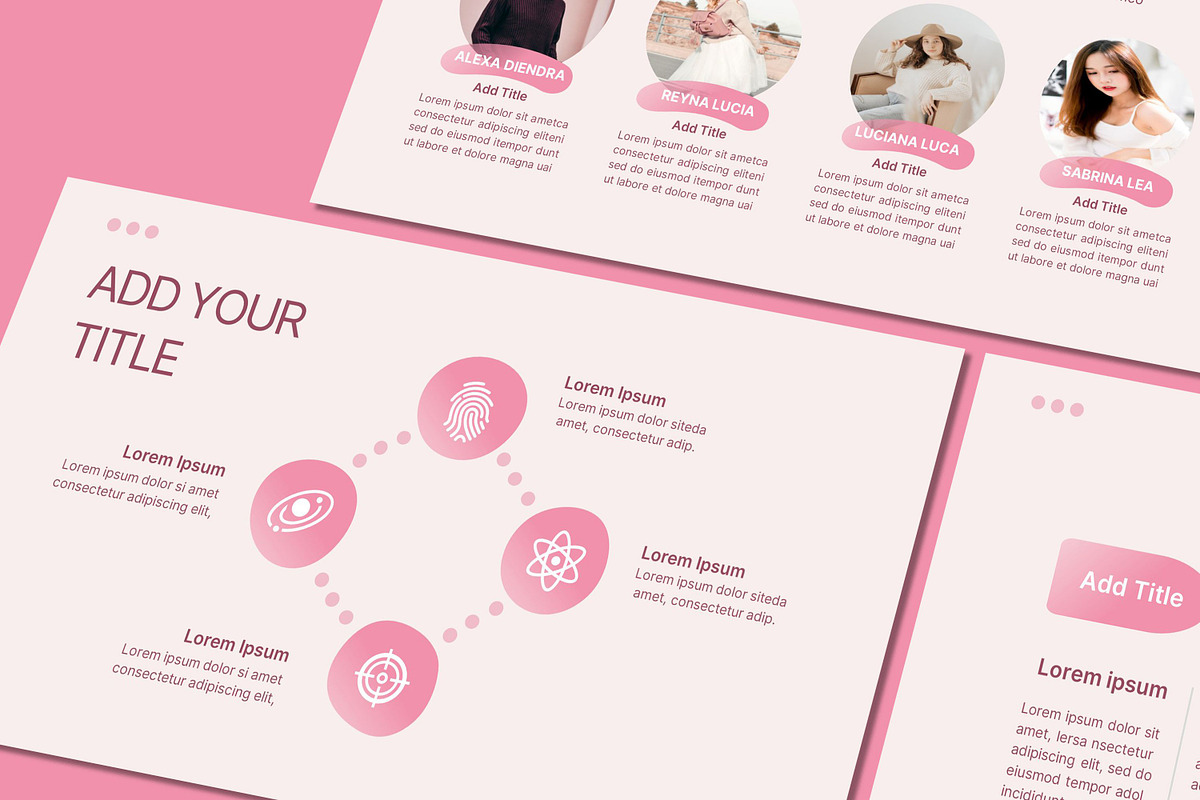 Pink Powerpoint Template, a Presentation Template by SKY CREATION (Photo 4 of 6)