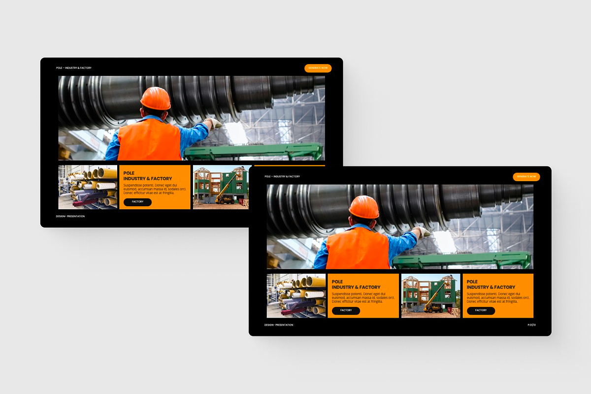 Pole Industry & Factory Google Slide, a Presentation Template by SquidPixey (Photo 4 of 6)