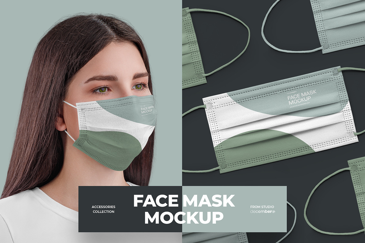 11 Mockups Face Mask, a Mask Mockup by Grow Design Craft Studio (Photo 1 of 10)