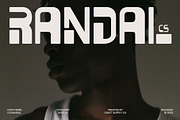 CS Randal – Brutalist Display Font, a Sans Serif Font by Craft Supply Co. (Thumbnail 1 of 8)