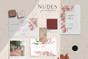 NUDES - Dried Boho Florals