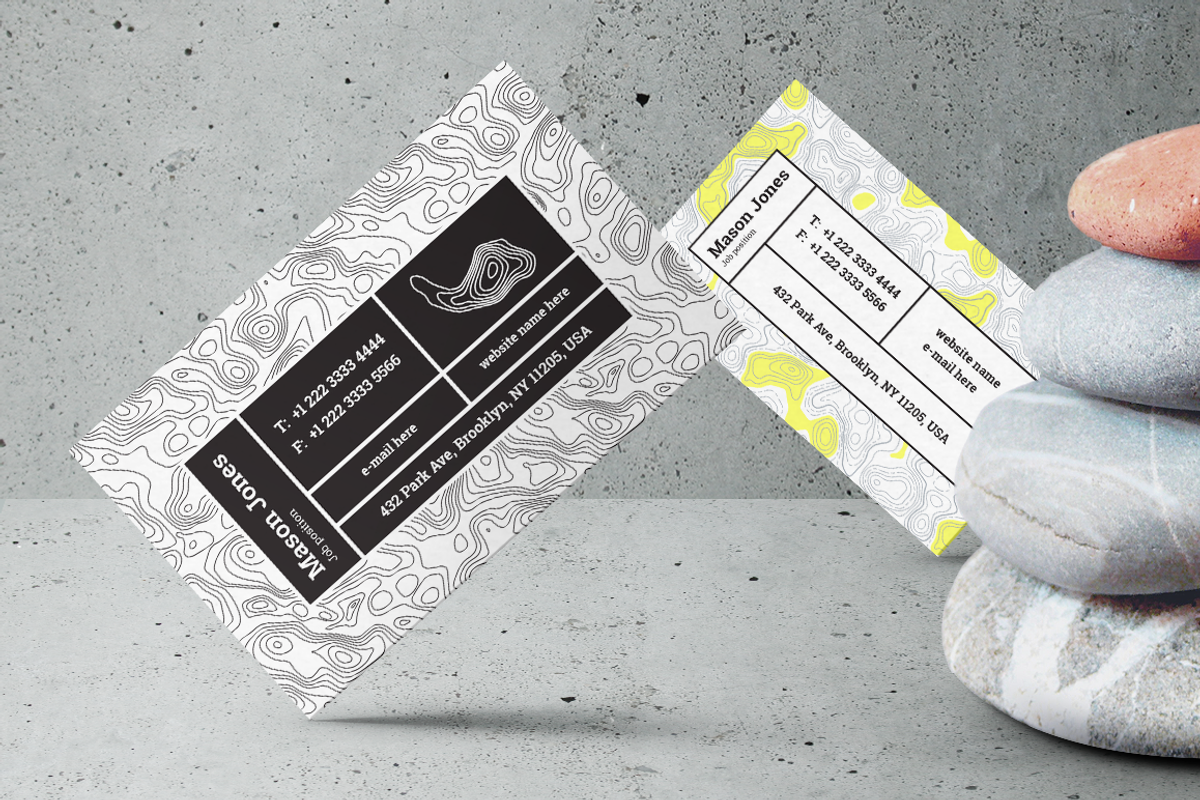 Maps & Bar Business card template, a Business Card Template by ARg Design (Photo 3 of 6)