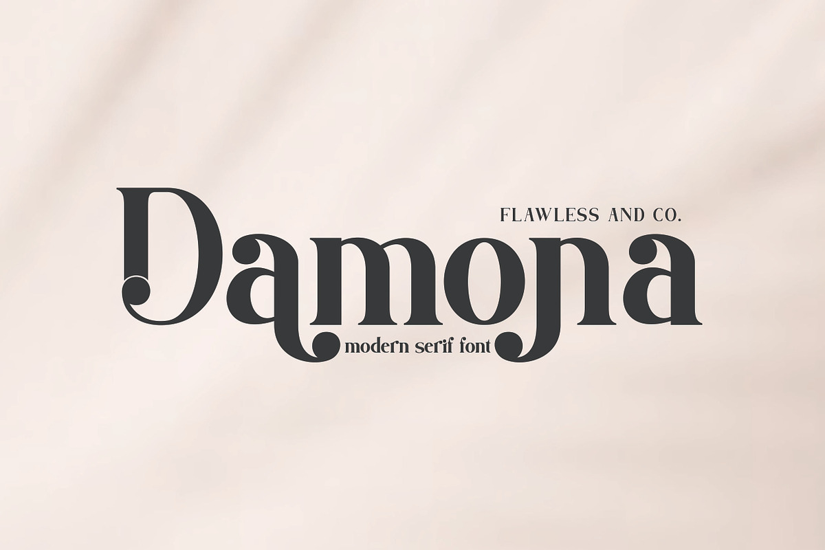 Damona, a Sans Serif Font by Flawless And Co (Photo 2 of 12)