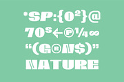 SP GREENS Font Display, a Sans Serif Font by Sup.Port Studio (Thumbnail 5 of 13)