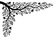 50 Tree Branch Corner Silhouette, a Decorative Illustration by Amazin_art (Thumbnail 13 of 25)