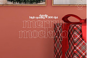 Christmas frame mockup bundle —MERRY, a Product Mockup by SoleilHomeMockups (Thumbnail 8 of 12)