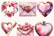 Valentine’s Day element Clipart, a Seasonal Illustration by Design Scotch (Thumbnail 4 of 9)