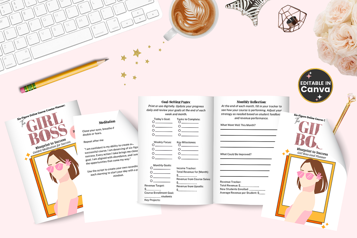 The Girl Boss Blueprint to Success, a Templates & Theme by bellaROSEworkshop (Photo 7 of 10)