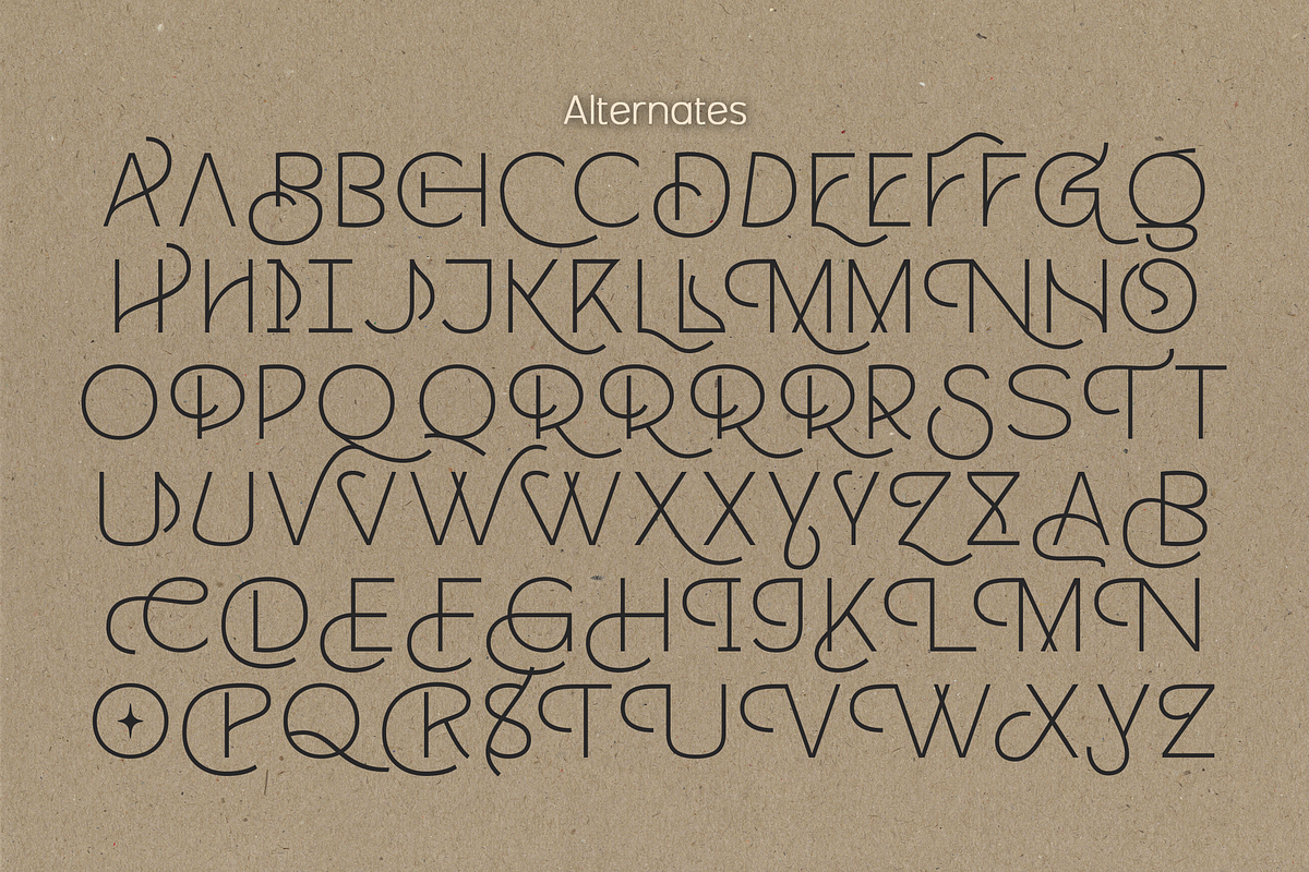 Malvona Stylish Sans Serif Font, a Sans Serif Font by Graphue (Photo 5 of 9)