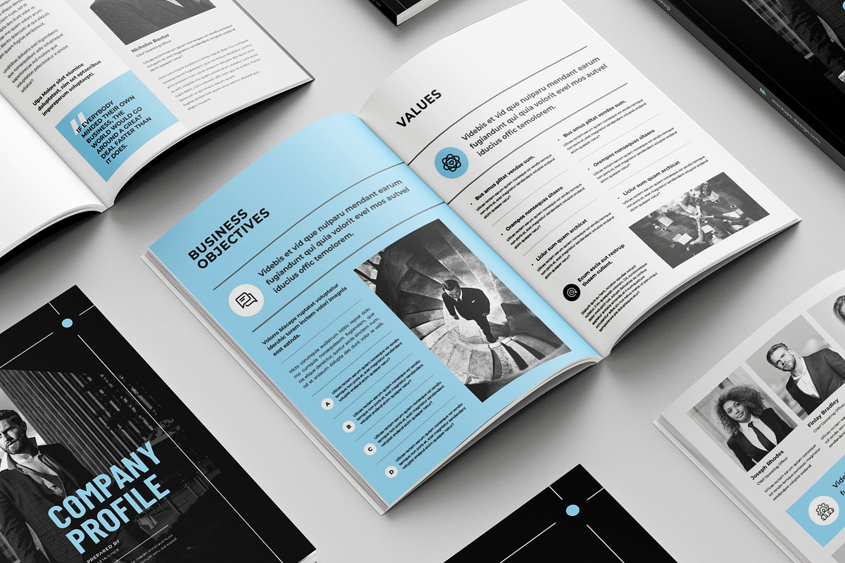 Business Profile Template, a Brochure Template by Niofix (Photo 4 of 6)