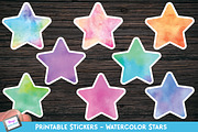 Star Sticker Bundle - PNG Stickers, an Object Graphic by Stacy's Digital Designs (Thumbnail 4 of 5)