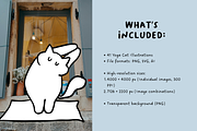 41 Yoga Cat Illustrations Bundle, an Animal Illustration by The Journey Atelier (Thumbnail 2 of 5)