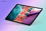 Tablet Dimensions Mockup, a Product Mockup by KL-Webmedia (Thumbnail 2 of 16)