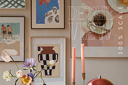 Frame Mockup Gallery Wall Collection, a Household Mockup by betabutbold.studio (Thumbnail 3 of 9)