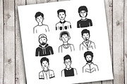 People avatars, a Branding & Logo Template by DOBROGRAPH (Thumbnail 3 of 6)