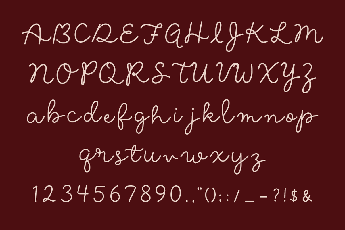 Roselia Elegant Signature Font, a Handwritten Font by Serbaneka Studio (Photo 5 of 7)