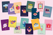 Illustrated task work icon risocards, a Work Illustration by studiomisprint (Thumbnail 3 of 8)