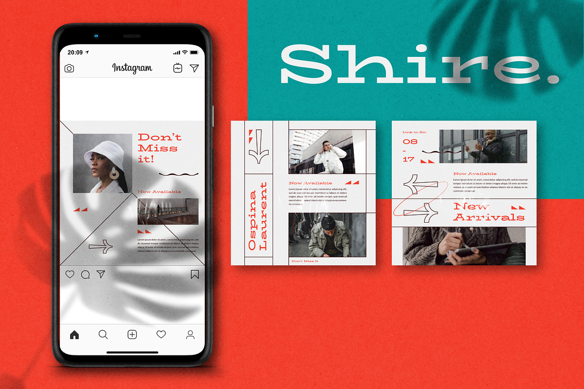 Shire Instagram Template, a Social Media Template by Compaq_Creative (Photo 2 of 11)