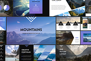 Mountains - Powerpoint Template, a Presentation Template by Helga_Design (Thumbnail 1 of 12)