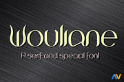 Wouliane, a Serif Font by Wakoletras (Thumbnail 1 of 3)