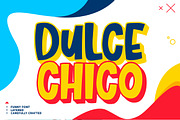 Dulce Chico - Layered Font, a Font by Good Java Studio (Thumbnail 1 of 7)