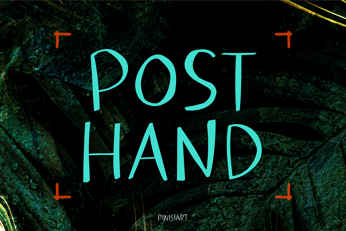 POSTHAND, a Font by Pinisi ART (Photo 1 of 10)