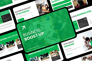 Business Startup Pitch Deck, a Design Template by Hammad Arif